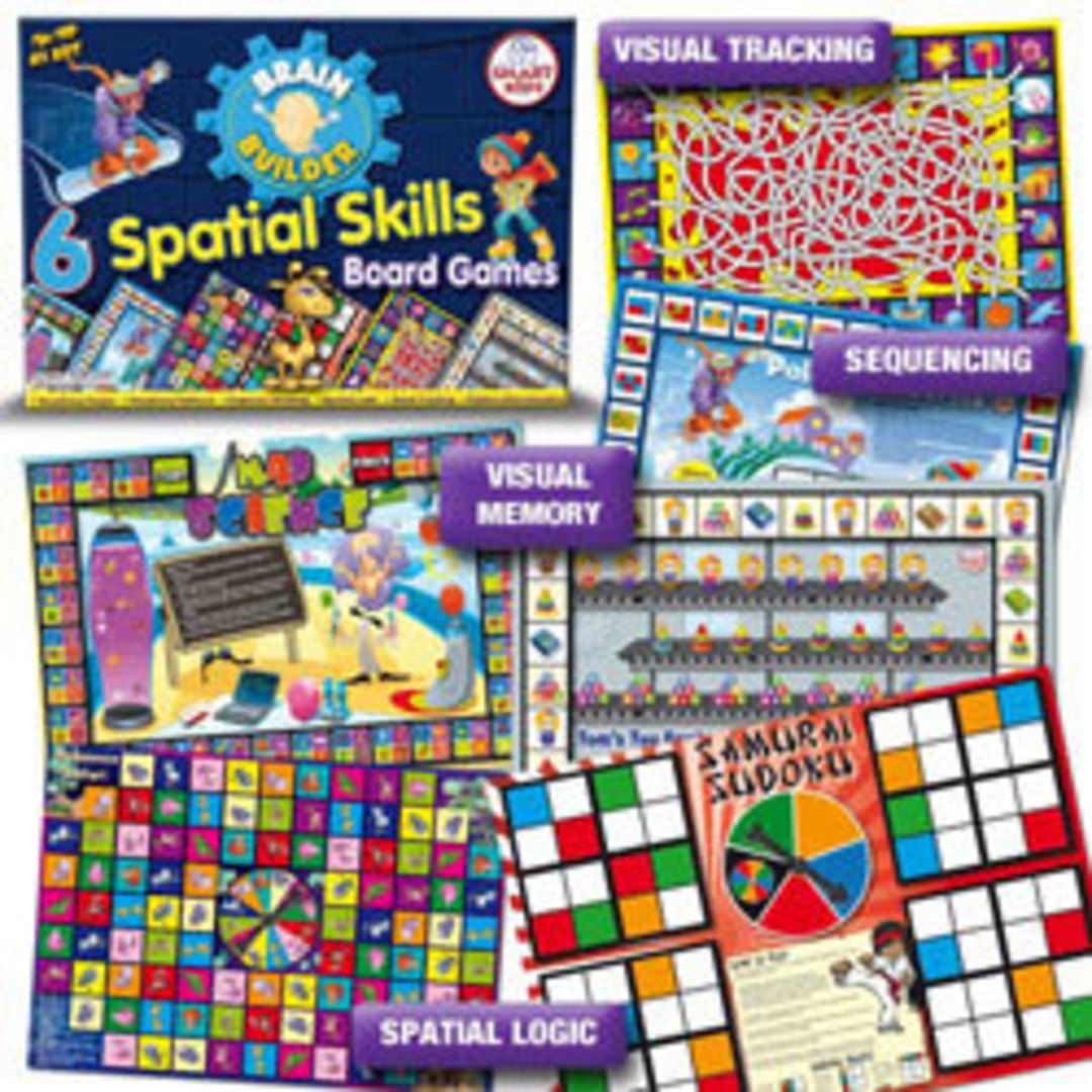 6 Spatial Skills Board Games image 0